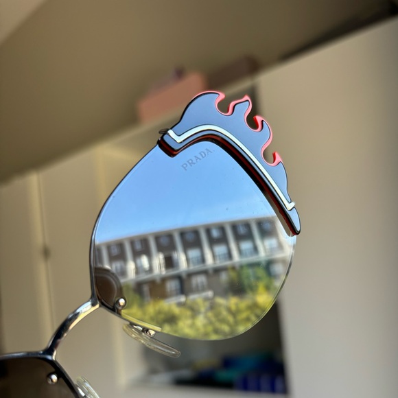 PRADA PR 59VS Flame Sunglasses - Ornate Collection - Picture 3 of 10